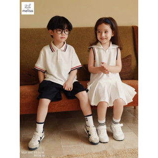 Set áo polo cổ bẻ bé trai size 13-45kg