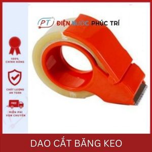 Dao cắt băng keo sắt 5F-DÂN HOA, dao cắt băng keo nhựa 5F,7F lưỡi thép ko gỉ sắc bén