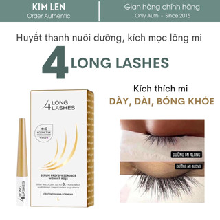 Serum dưỡng dài mi Long4lashes nội địa Balan nuôi dưỡng mi dày và dài, chống rụng mi