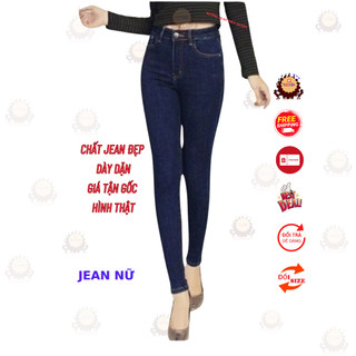 Quần jean nữ lưng cao thời trang mới co giãn siêu tôn giáng, quần bò nữ đau cao dáng quần dài CÓ size đại BIG SIZE 03