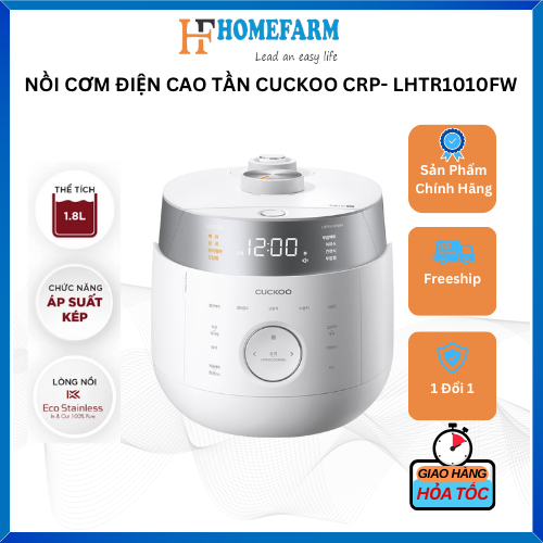 Nồi cơm điện cao tần Cuckoo CRP- LHTR1010FW dung tích 1.8L tiện dụng [Hàng nội địa Hàn]