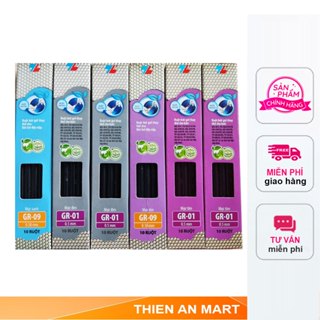 Hộp 10 Ruột Bút Nước  Thiên Long Tím, Xanh, Đen