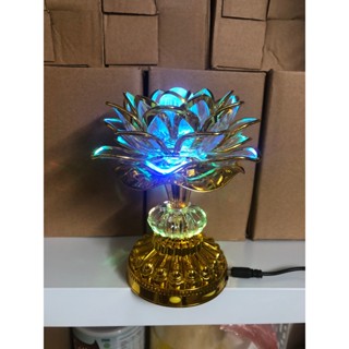 Đèn Thờ Hoa Sen Đổi Màu, Máy Niệm Phật, Đèn Hoa Đăng dùng pin hoặc điện