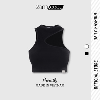 Áo Thun Croptop Nữ Xẻ Vai Chất Liệu Dày Dặn Thời Trang Cao Cấp 2AM