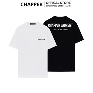  Áo thun nam nữ cổ tròn CHAPPER in logo Just Something - APCP014 