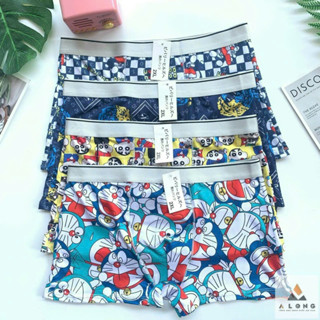 [SIÊU HOT] COMBO 5 Quần Boxer Nam HOẠT HÌNH, Vải Thun Lạnh, Co Giãn Bốn Chiều, Thoáng Mát