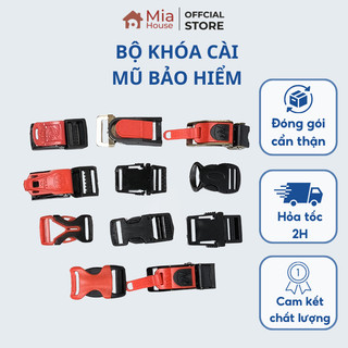 Bộ khóa cài chốt gài mũ bảo hiểm xe máy đủ loại thay thế cho tất cả các loại nón bảo hiểm trên thị trường