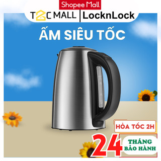 Bình đun siêu tốc locknlock 1.7l, ấm siêu tốc lock&lock temperature control ejk136slv - t2cmall