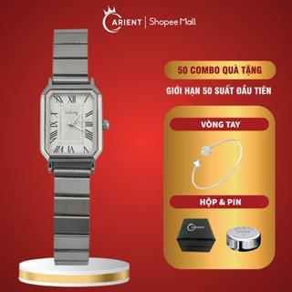 Đồng hồ nữ dây thép chính hãng Carient E523 sáng da phong cách Hàn Quốc thanh lịch bền đẹp 24mm