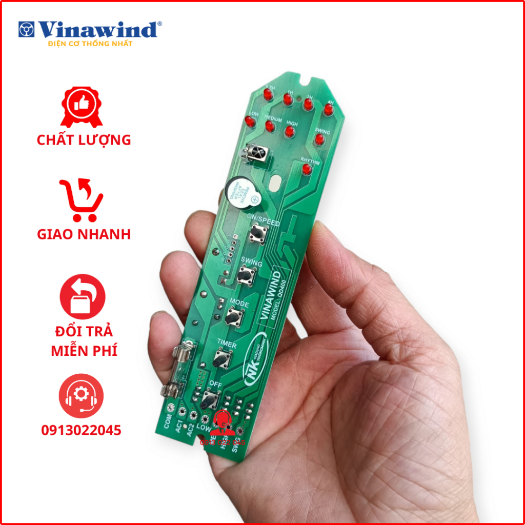 Mạch quạt CÂY Vinawind - Điện cơ thống nhât.