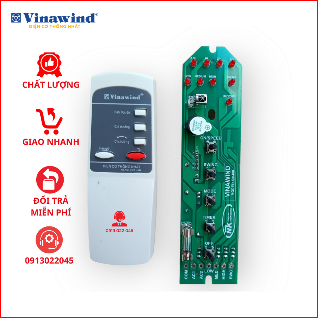 Mạch quạt CÂY Vinawind - Điện cơ thống nhât.