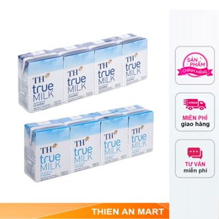 Lẻ 01 lốc sữa tươi TH Truemilk 110ml - 180ml