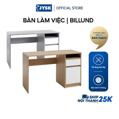 Bàn làm việc | JYSK Billund | gỗ công nghiệp | nhiều màu | D120xR54xC75cm
