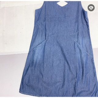Đầm jeans dáng suông