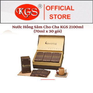 Nước Hồng Sâm Cho Cha KGS 2100ml (70ml x 30 gói) - Chính hãng KGS