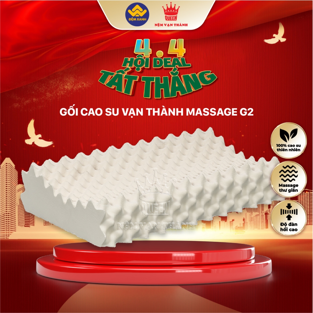 Gối cao su Vạn Thành Massage G2