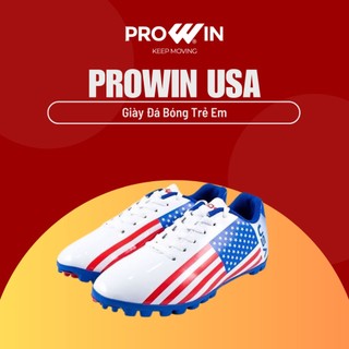 Giày đá bóng giày đá banh sân cỏ nhân tạo trẻ em Prowin USA 100% khâu đế, chống trơn trượt