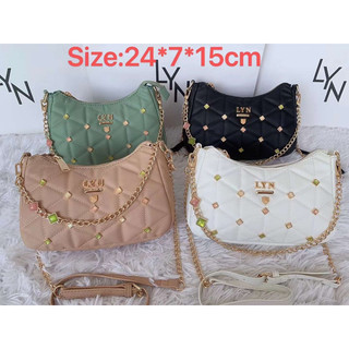 Patti saddle crossbody bags túi xách nữ da chần sang trọng ly.n lyn quai xách tay dây đeo chéo xịn sò