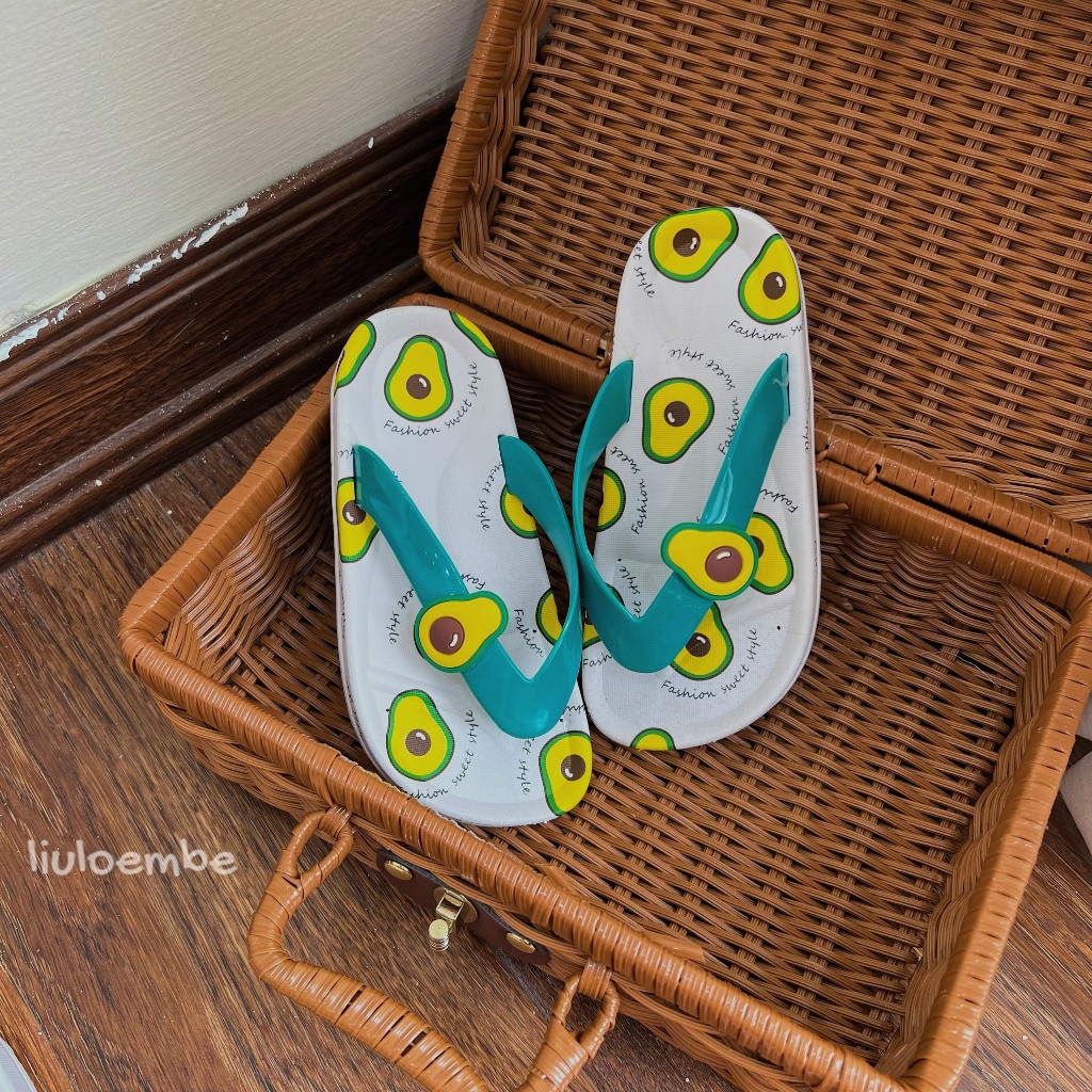 Dép Xỏ Ngón Trái Cây Màu Sắc Dễ Thương Cho Bé