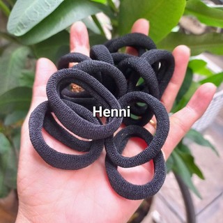 Túi 50/100 Dây cột tóc trơn trơn bản nhỏ (rộng 3.5-4cm)