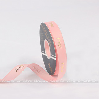 (Lẻ 1 Mét) Ruy băng Dior gân bản 2cm