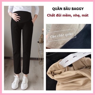 Quần dài bầu đũi đẹp - vải đũi mềm mịn