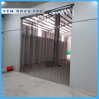 Rèm Cho Cửa Cao 2,1m Lắp Rèm Nhựa Che Điều Hoà Bằng Nhựa PVC Dẻo Trong, Độ Dày Nhựa 1,5mm