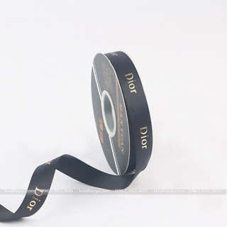 (Lẻ 1 Mét) Ruy băng Dior gân bản 2cm