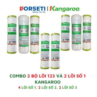Combo 2 bộ lọc thô 123 + 2 lõi số 1 cho máy kangaroo