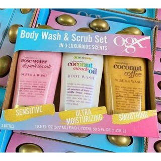 Sữa tắm kiêm tẩy tbc ogx mỹ 577ml
