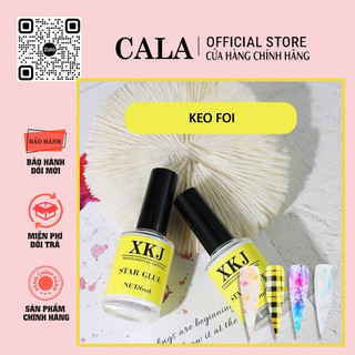 Keo foi XKJ chính hãng- Keo trắng dập foi trang trí móng nail -dán foi dễ ăn tiện lợi chuyên dụng làm nail- Foi dán móng