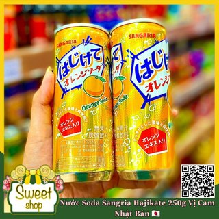 Nước soda sangaria hajikate 250g nhật