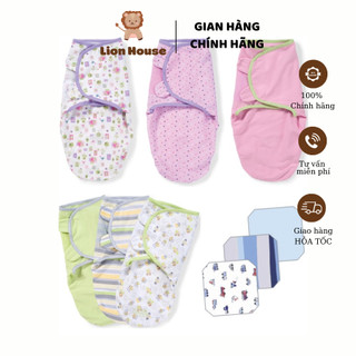 Ủ kén sơ sinh 100% cotton Swaddle Me Summer cho bé