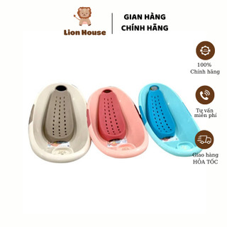 Chậu tắm elip kèm giá đỡ cho bé (loại to đẹp)