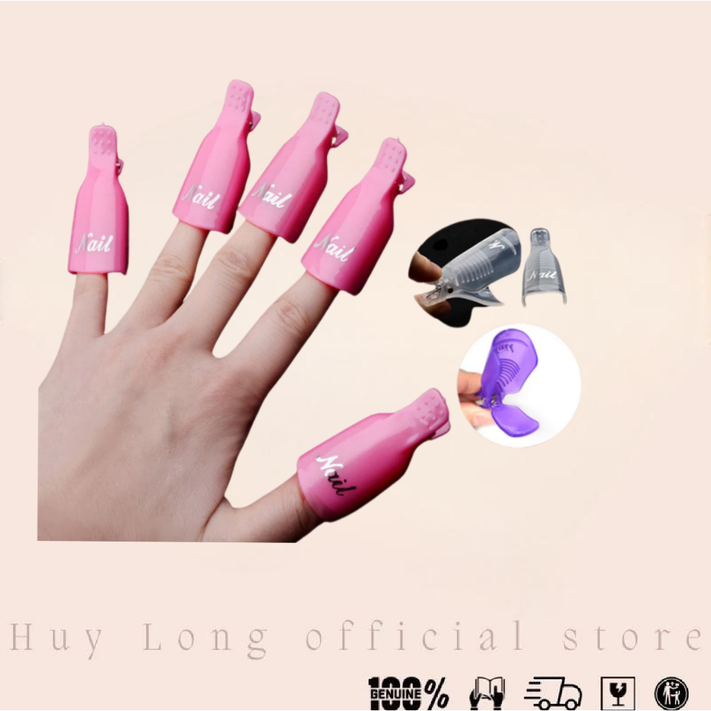 Kẹp ủ phá gel tay ( 10 chiếc), chân ( 5 chiếc)