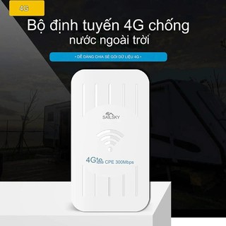 Bộ Phát WiFi CPE Không Dây 4G Chống Nước Ngoài Trời XM206 – Tốc Độ 300Mbps, Kết Nối 32 Users