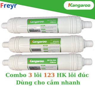 Bộ lõi lọc nước 123 Kangaroo đúc liền (Lõi HK) dùng cho model KG100HK, KG10A5, KG100ES, KG100ES1,KG10A6S, KG10A7S