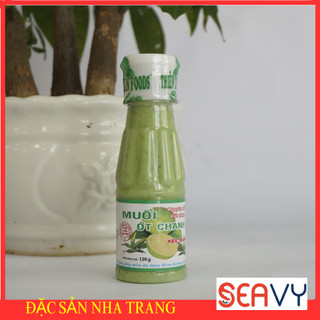 🍋🌶️ Muối ớt chanh ớt xiêm xanh chấm hải sản Nha Trang, hộp 130g - Seavy 🍋🌶️