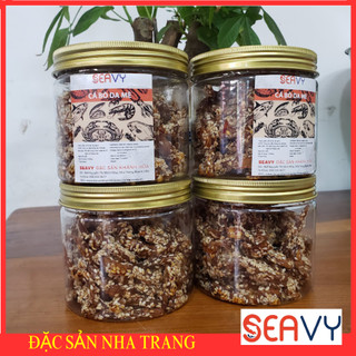 🐟🌶️ cá bò da sợi mè, tẩm gia vị ăn liền mềm dai, đặc sản nha trang, hộp 200 gram - seavy 🐟🌶️