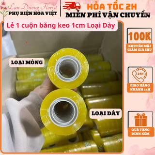 Lẻ 1 cuộn Băng keo, băng dính loại siêu Dày nặng 240gram x 1cm