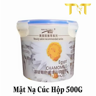 Mặt nạ hoa cúc hộp 500Gram || Mặt nạ collagen hoa cúc cho da mụn, da dầu