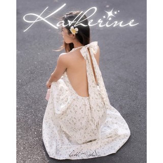 Đầm yếm dáng dài Linen kèm ghim cài nơ - Letti.studio