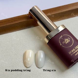 Sơn móng tay gel Annies trắng sữa, sữa pudding trắng lẻ màu