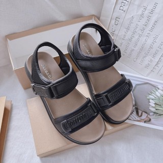 Giày xăng đan nữ Miu qc, sandal hai quai da siêu xinh hàng fullbox cao cấp chuẩn bền đế êm cao 3cm
