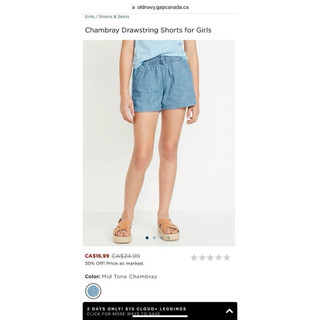 (4/5y-14/16y<45kg) Pack 2 Quần short demin Oldnavy dư xịn