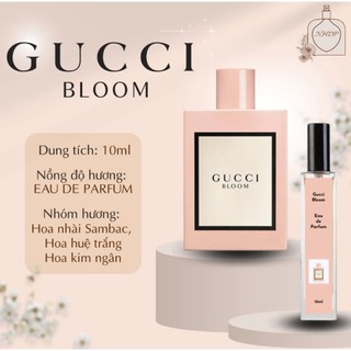 Nước hoa nữ gucci bloom for her edp chiết 10ml, 20ml