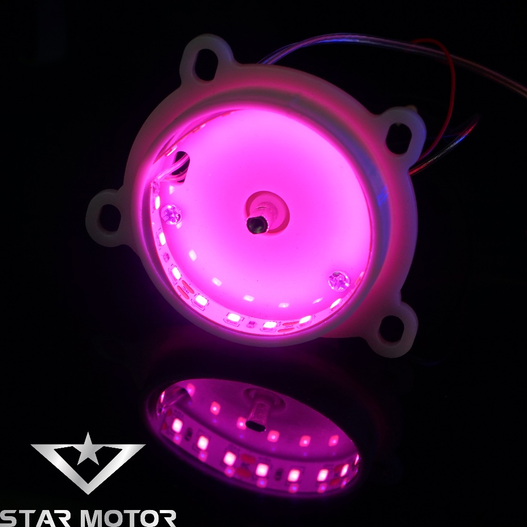 Đèn hậu xoay LED Sharingan điều chỉnh nhanh chậm dành cho các dòng xe Wave, Sirius và các dòng xe chân tròn