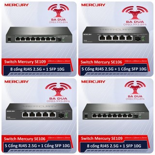 Bộ chia mạng switch 5 cổng 8 cổng port gigabit 2.5g mercury se106 se109