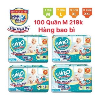 [Xả Kho date12/2024 ] Tã quần Bino Nhật szie M60/L54/XL48/XxL44