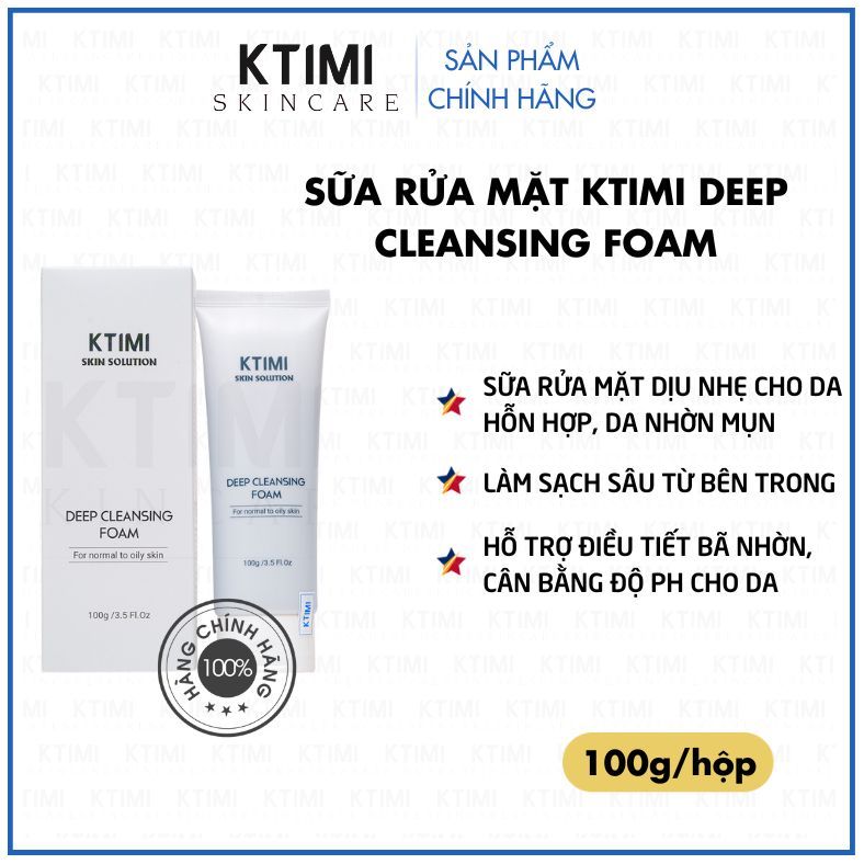 KTIMI SỮA RỬA MẶT Deep Cleansing Foam